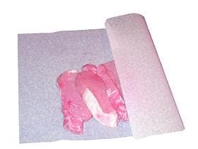 Fleischwickler rötlich 50 x 70 cm 50/55 gm2, beidseitig paraffiniert,