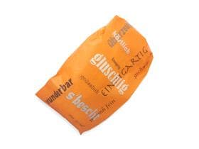 Seitenfaltenbeutel gebl. Kraft 35 gm2 17 x 5 x 35 cm, K3, Druck: 4-seitig,