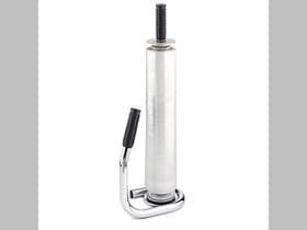 Abroller für Handstretchfolie aus Chrom für 300 bis 500 mm Rollen, für Rollen