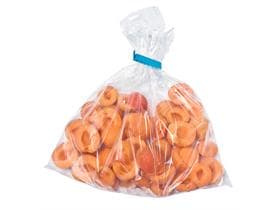 Mehrzweckbeutel 34 x 40 cm LDPE 20 my transparent mit Bodennaht (ca. 10 Lt)