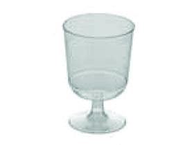 Weinglas mit Fuss 200 ml, transparent