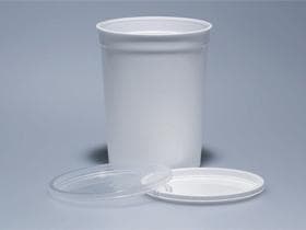 Deckel hochtransparent, unbedruckt zu Kunststoffbecher Art. 250.406