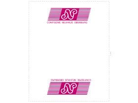 OPP-Zuschnitte 25 my, transparent 19 x 12 x 13 cm trapezförmig, Druck