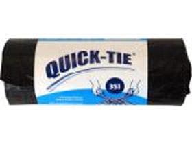 Abfallsäcke Quick-Knot 35 Lt. opak 355/200 x 820 mm OKS, mit