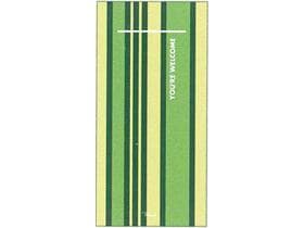 Besteckserviette Airlaid 60 gm2, 40x40cm 1/8 Falz, "you're welcome" grün