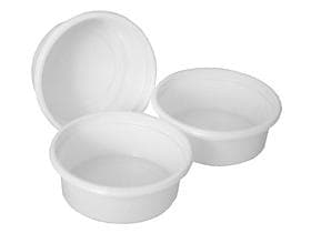 Becher 50 ml weiss, rund ø 70.3 mm, PP Höhe 25.2 mm