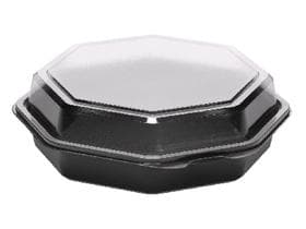 Salatbox Octaview 1240 ml (Gesamtinhalt) (Boden ca. 640 ml), 190 x 190 x 60 mm