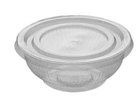 Salatschalen 610 ml rund ø 156 mm, OPS klar (passender Deckel Art. Nr.