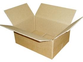 Faltboxen 270 x 270 x 100 mm, 1-wellig Fefco 0201 "Dreikönige"