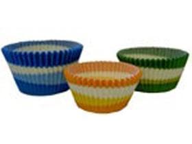 Gebäckkapseln "Circle" Boden ø 50 mm rund, Höhe 35 mm, Standarddruck orange