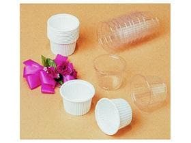 Dessertkapseln transparent ø 72/52 mm, Höhe 50 mm