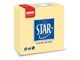 Servietten 2-lagig, 38 x 38 cm, 1/4 Falz mit Punta-Punta Prägung, champagner