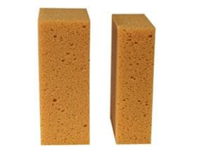 Tafelschwamm 18 x 11 x 7 cm, gelblich, aus Schaumstoff, für grosse Flächen,