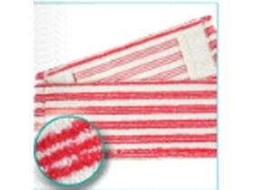 Microfaser Borstenmopp Sani Correct 50 cm, weiss/rot