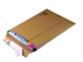 Versandtaschen ColomPac Mikrowellkarton braun, Innenmass 150 x 250 mm, Aussen-