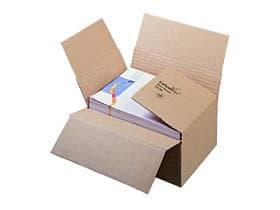 Blitzbodenkarton DIN A4, aus Wellpappe 305 x 215 x 130/200 mm mit bis zu 10
