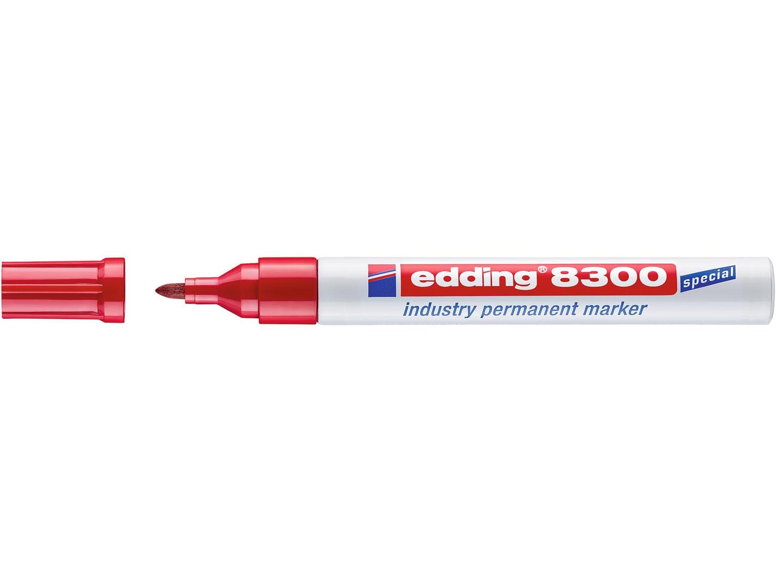 edding Permanentmarker 8300 rot Rundspitze 1,5-3mm