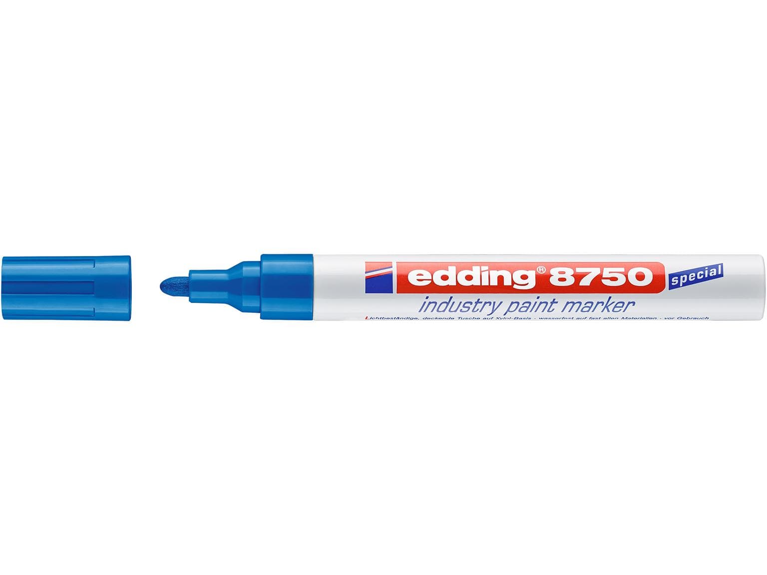 edding Lackmarker 8750 blau Rundspitze 2-4mm