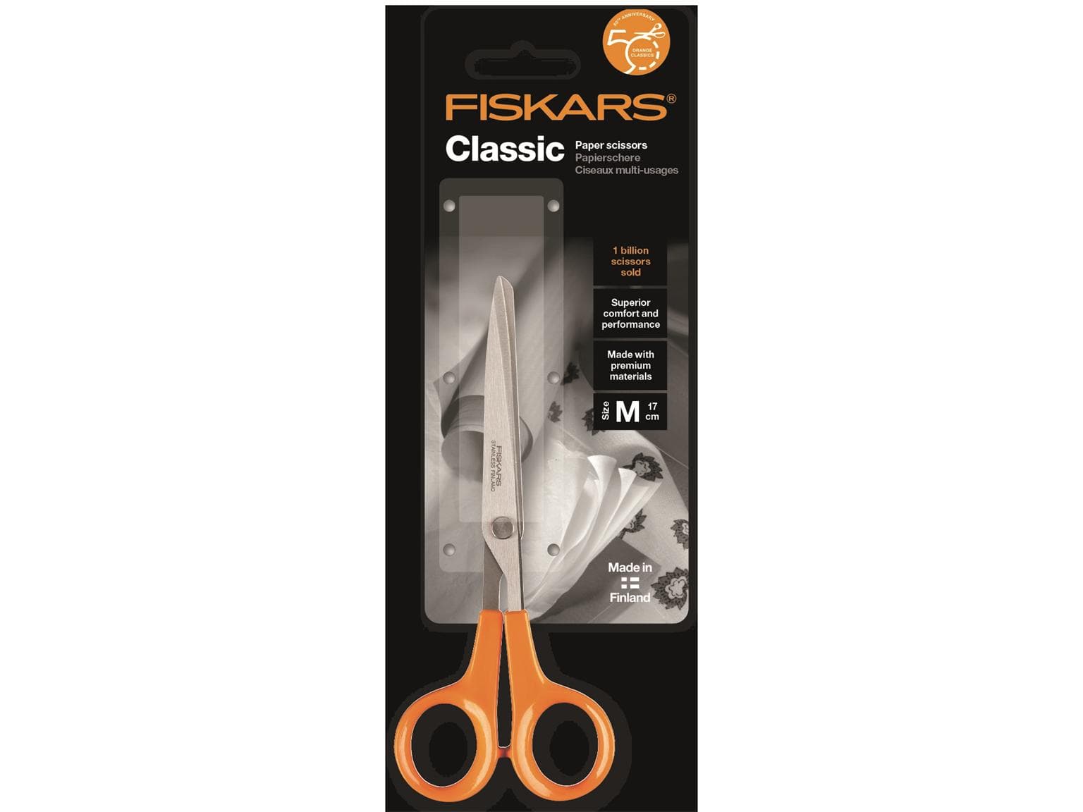 Fiskars Schere Univ Classic 17cm für Rechts- und Linkshänder
