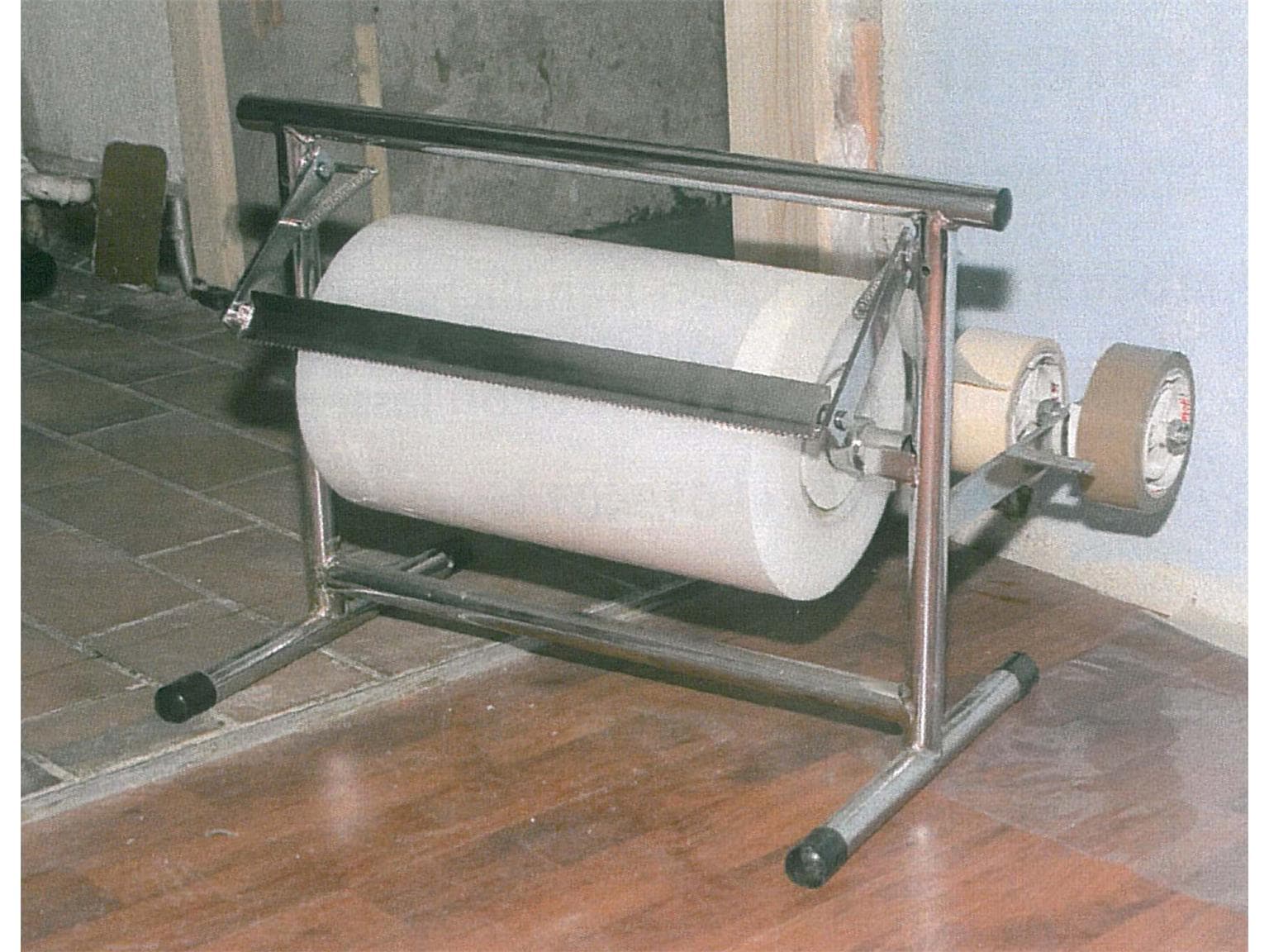 Abrollgerät 30 cm, solide promat- verzinkte Stahlrohr-Konstruktion, für