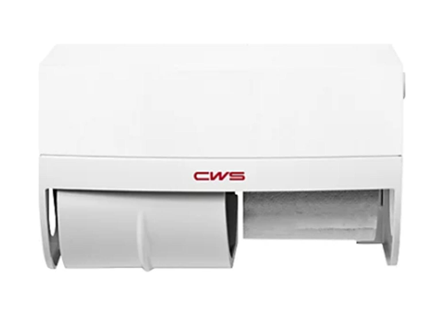 WC-Papierspender CWS Topa Paradise, weiss mit Panel, 173,9 x 266 x 182,1 mm