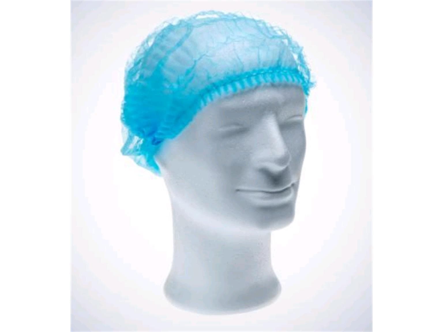 PP-Klipphauben blau Grösse M, ø 52cm, latexfrei