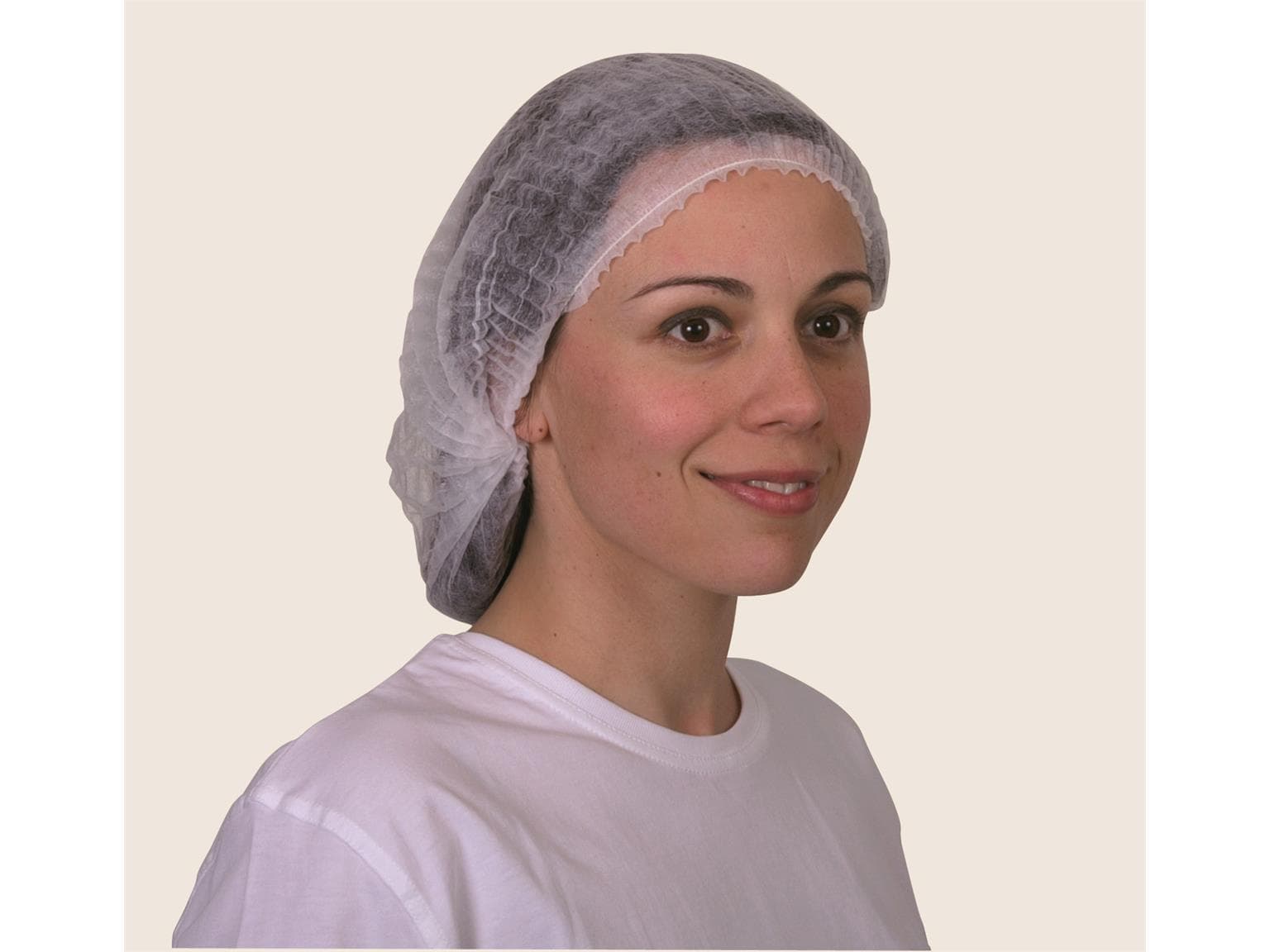 PP-Klipphauben weiss Grösse M, ø 52cm, latexfrei