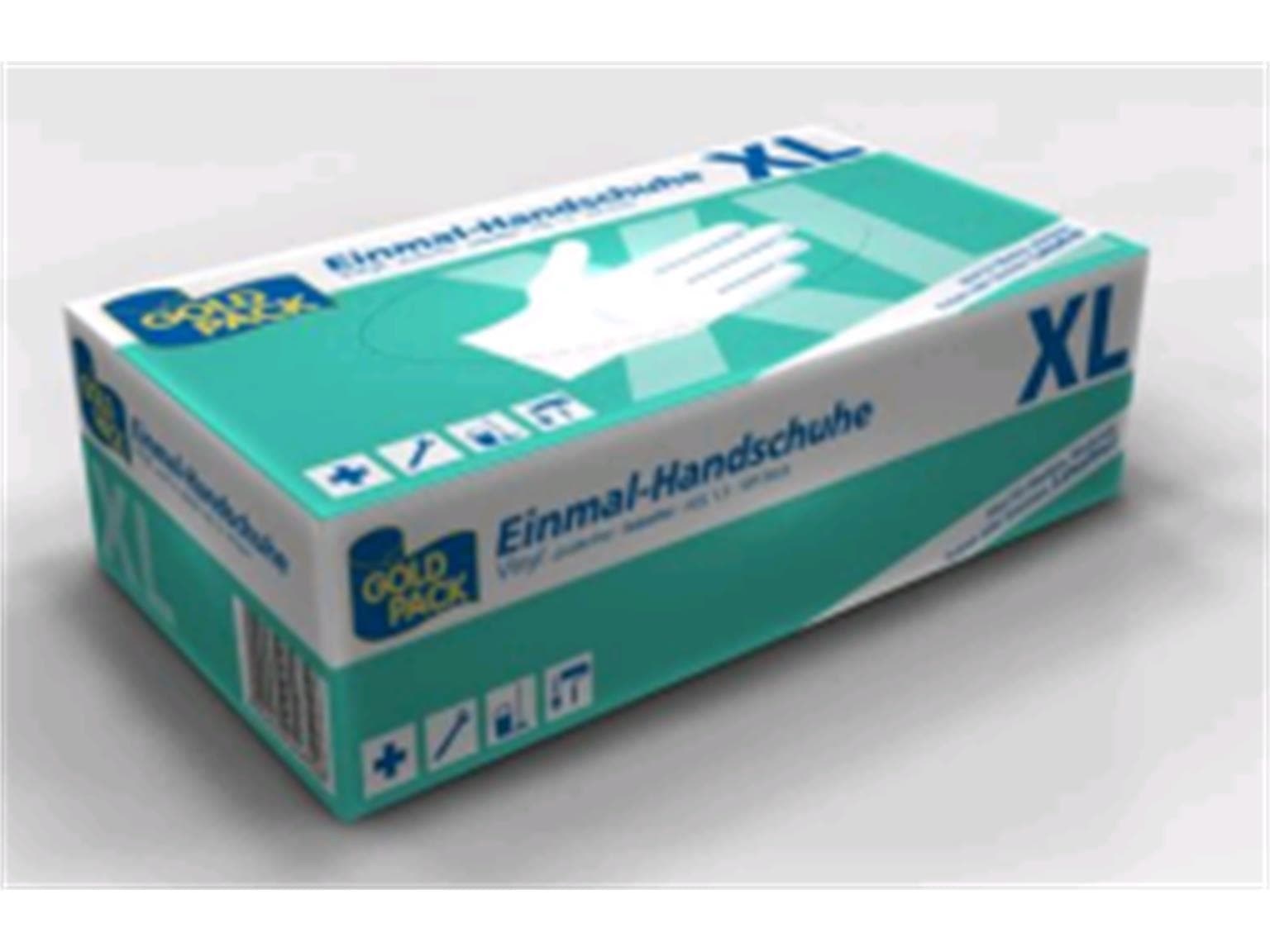 Handschuhe Vinyl, Grösse M, transparent, puderfrei, unsteril