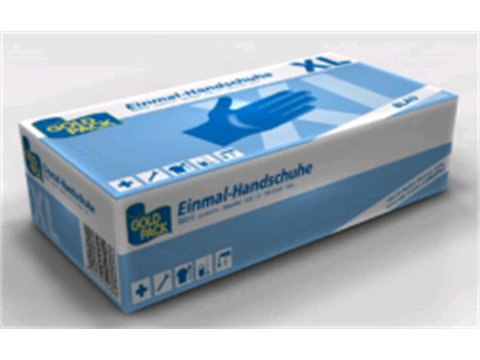 Handschuhe Nitril, Grösse M, weiss, puderfrei, unsteril