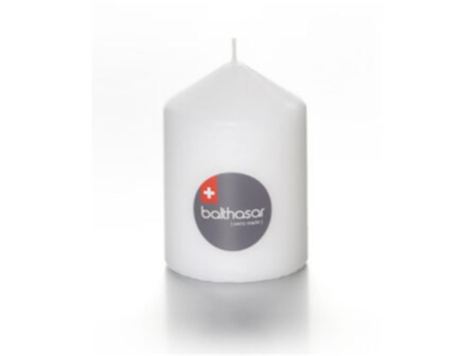 Zylinderkerze, weiss 80 x 115 mm