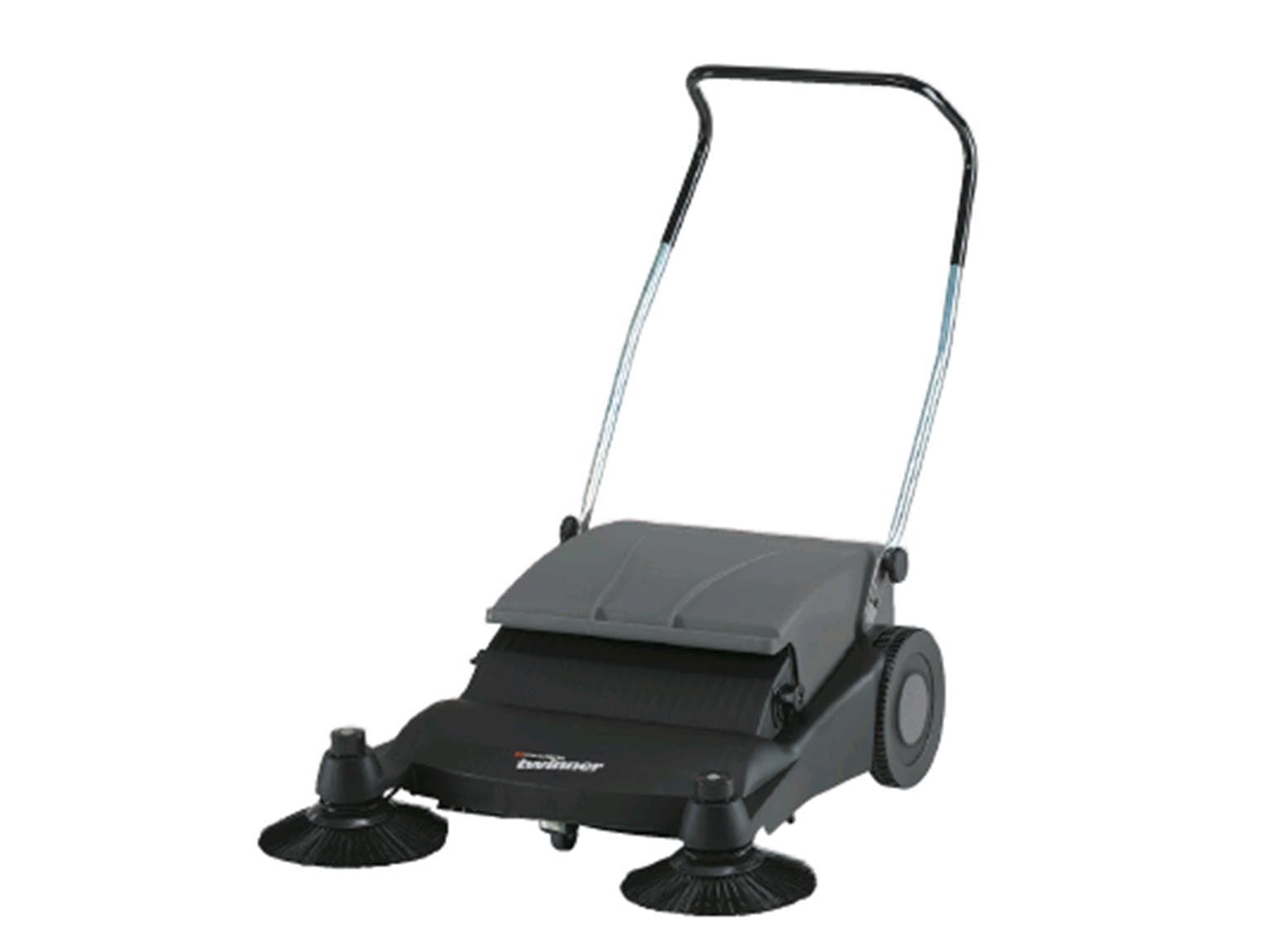 Hand-Kehrmaschine, Twinner 800 grosser Staubbehälter, Handantrieb