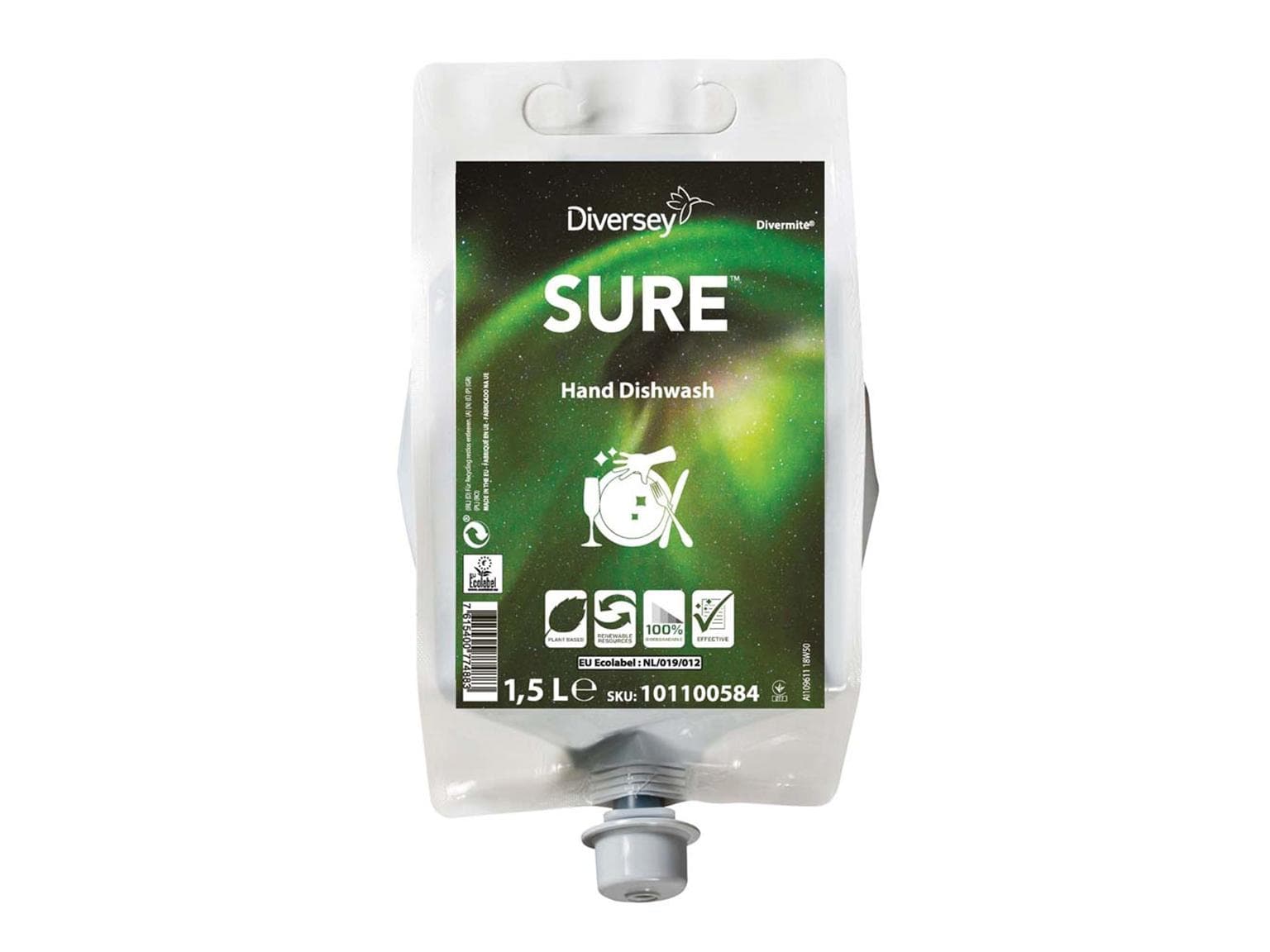 Hand-Geschirrspülmittel SURE Hand Dishwash Divermite-System