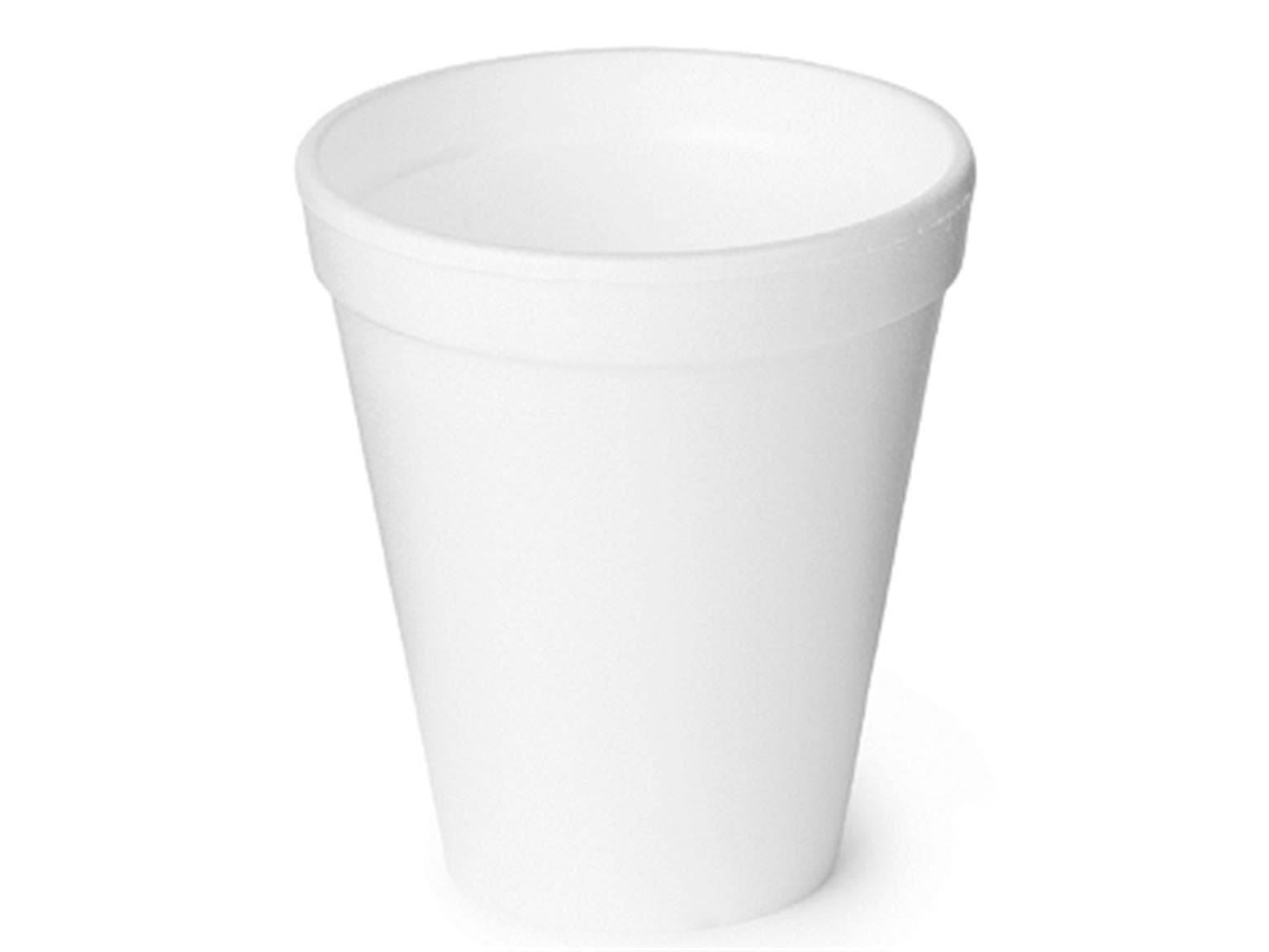 Schaumpolystyrol-Becher 2.5 dl weiss