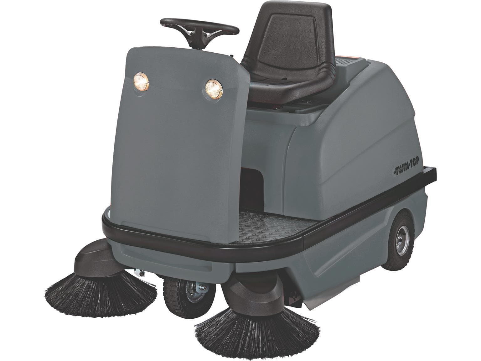 Aufsitz-Kehrmaschine, Twin Top TT1200 E Exkl. Batterien und Ladegerät