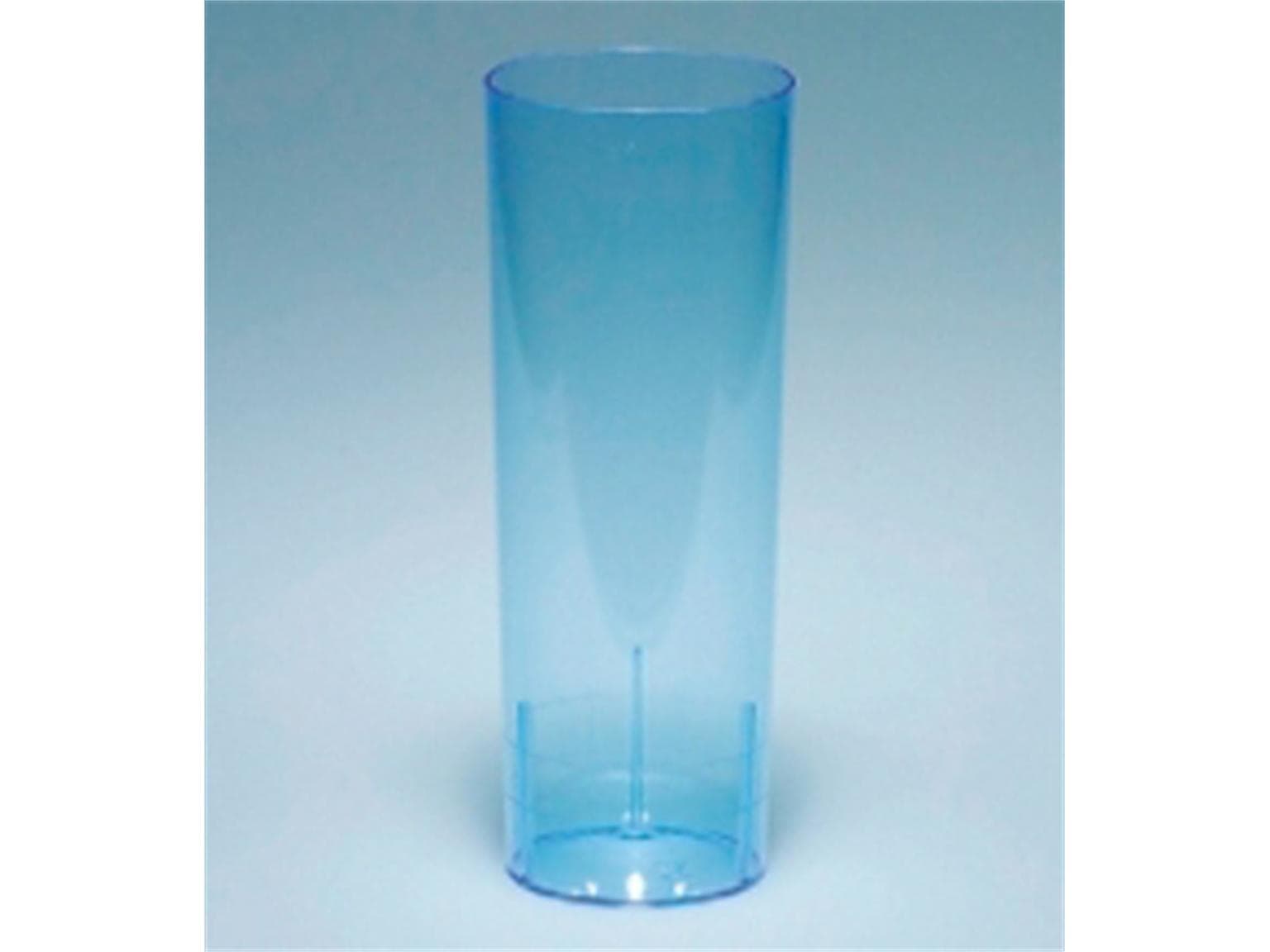 Longdrink-Glas 3 dl, geeicht 4 cl + 3 dl gespritzt aus Polystyrol (PS) blau