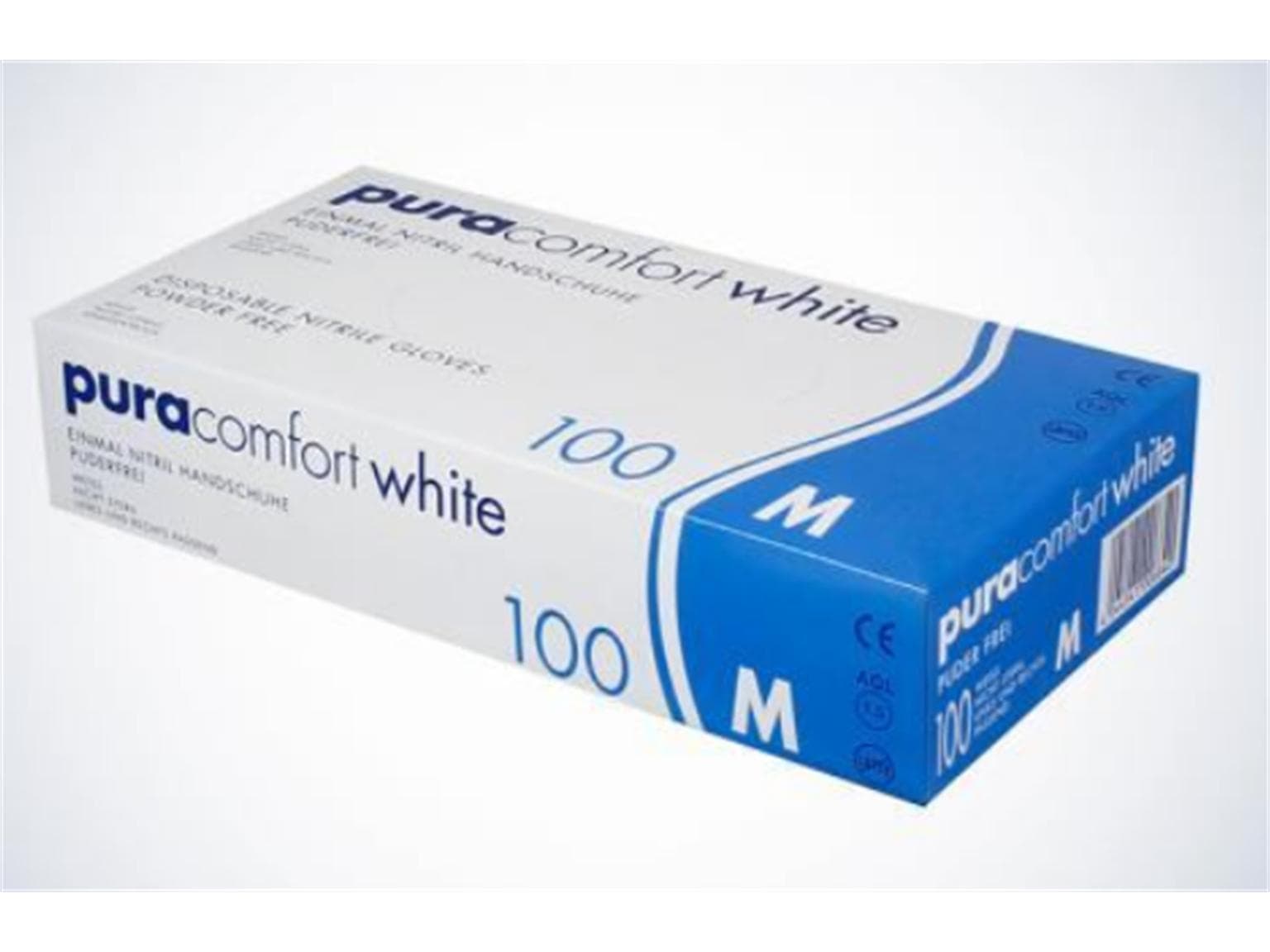 Handschuhe Nitril "Pura Comfort" Grösse XL, weiss, puderfrei, unsteril