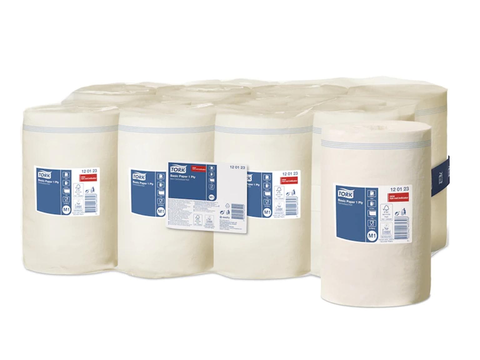 Reinigungstuch Tork Universal, 310 Mini 21.5 cm x 120 lfm, weiss, unperforiert