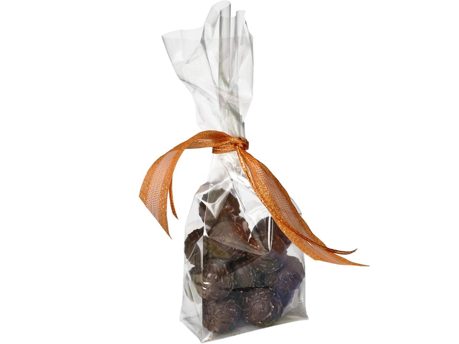 Polypropylen-Blockbodenbeutel 55 + 35 x 210 mm, OPP 40 my, transparent