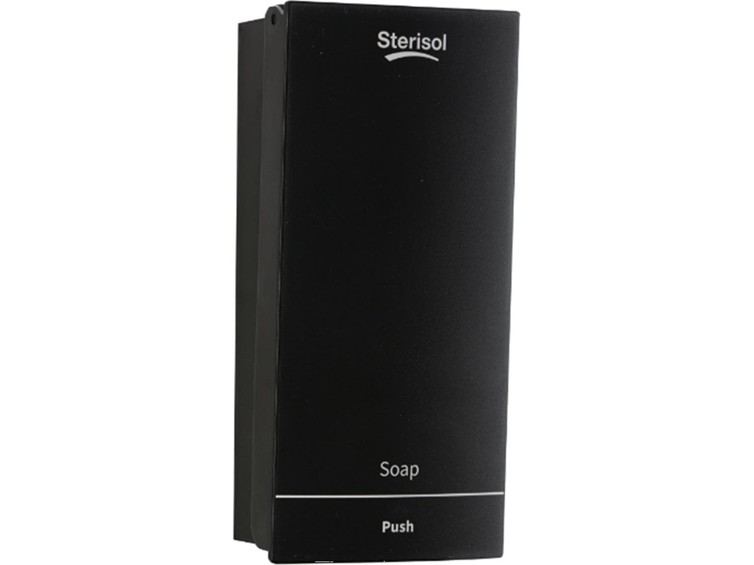Seifenspender Sterisol für 350 ml Beutel, schwarz