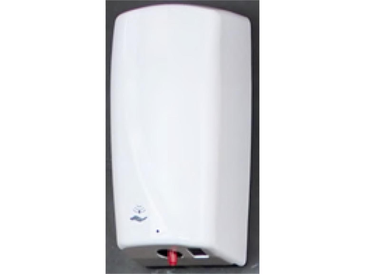 Dispenser di disinfettante/sapone con sensore. Capacità: 1 litro, ricaricabile.