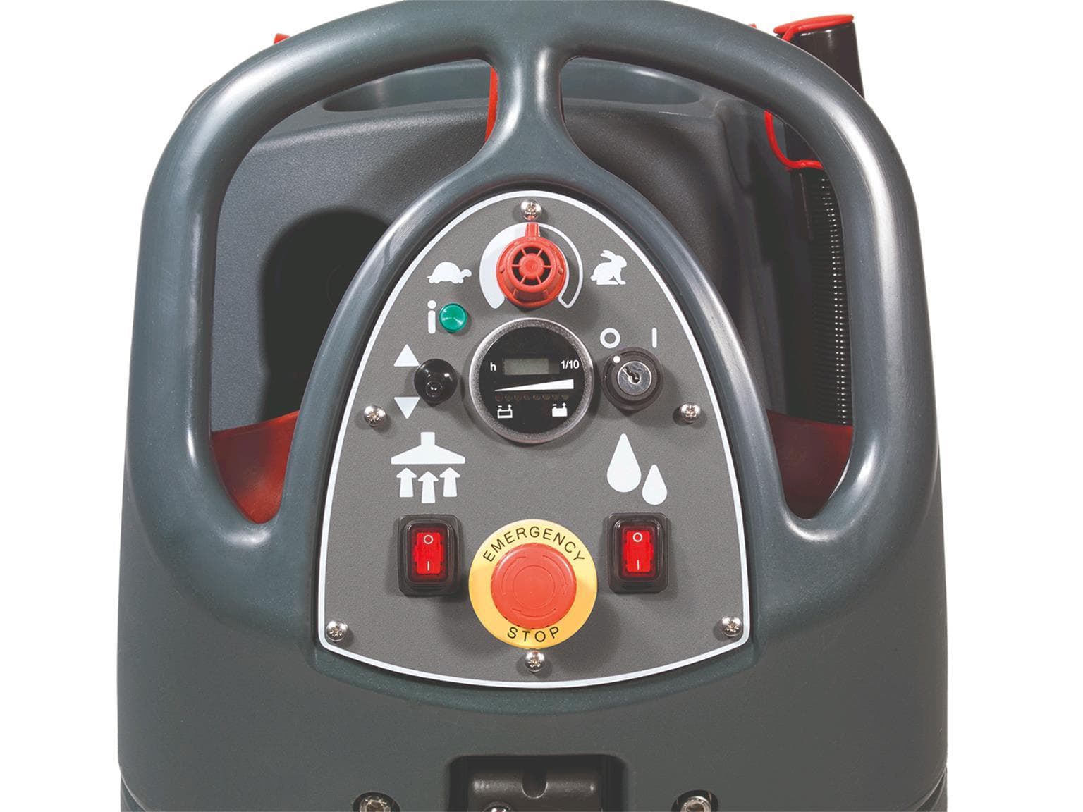 Batterie-Scheuersaugmaschine mit Fahrantrieb und PPN-Scheuerbürste