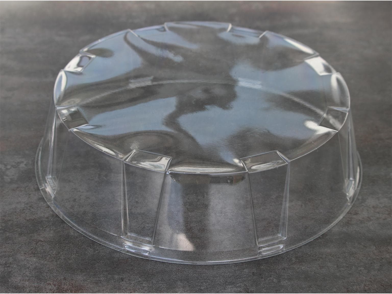 Haube zu Kuchen- und Tortenplatte Ø 310 mm - Höhe 100 mm, transparent