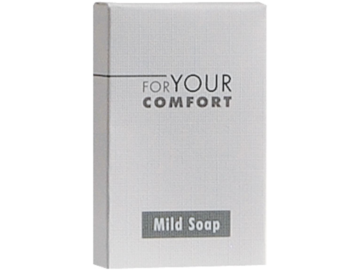 Handseife 15 g, blau, in Kartonbox For your Comfort