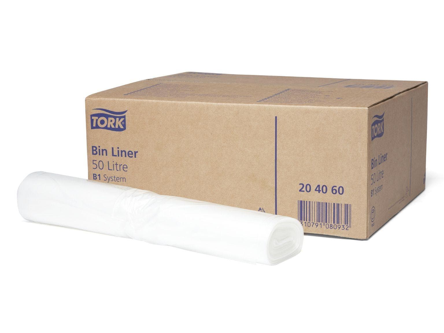 Einlagebeutel (B1) PE transparent 50 Liter, 610 x 900 mm,