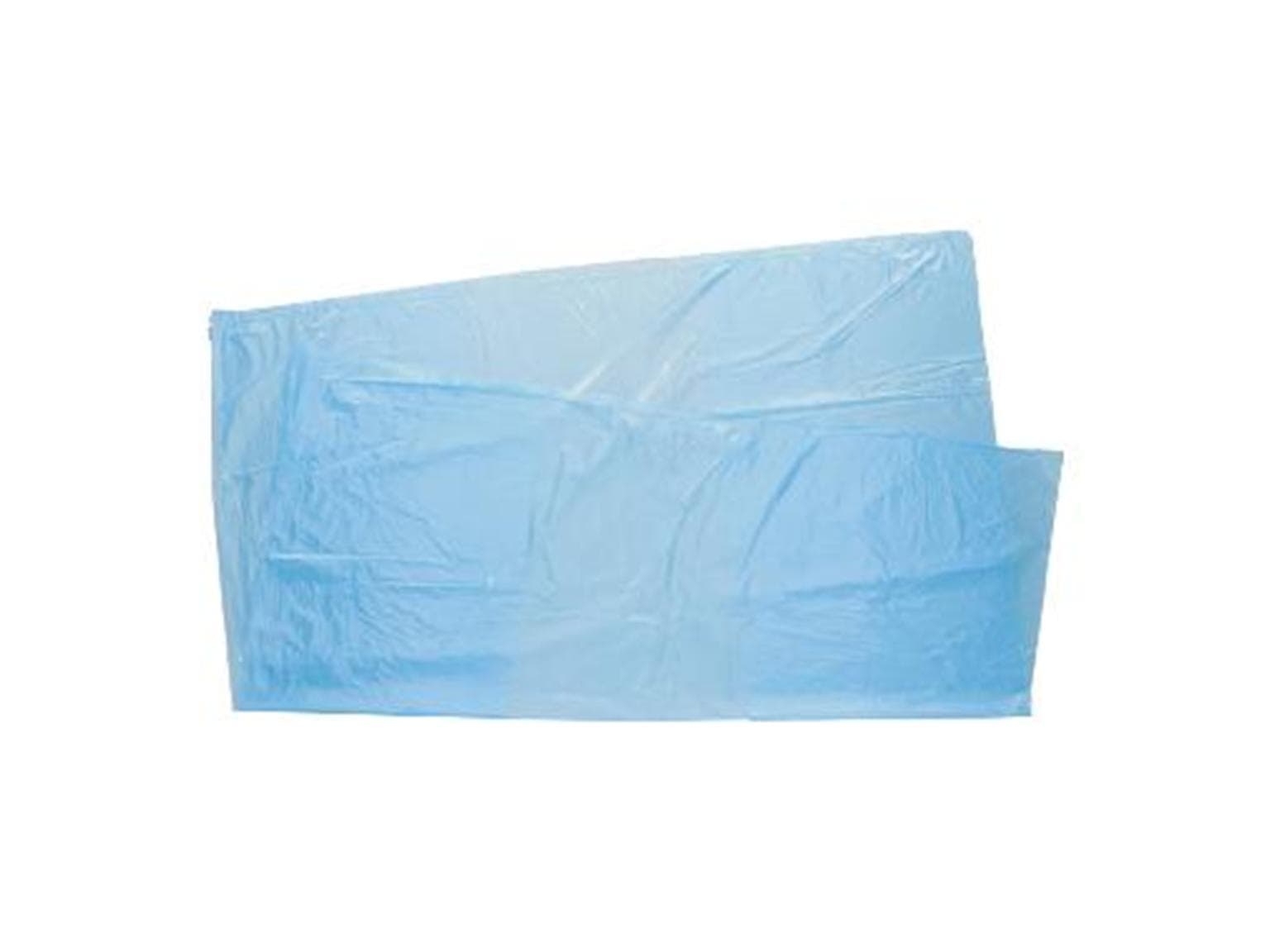 HDPE Harassenbeutel 650/450x650mm T10 blau/transparent