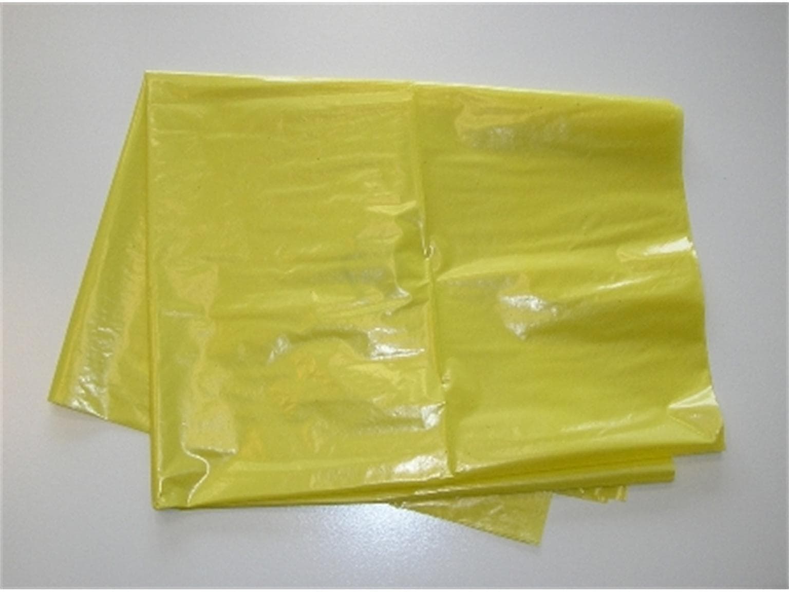 Wäschesäcke 120 lt, 70 x 110 cm, T20 (16 my), gelb, ohne Verschlussband