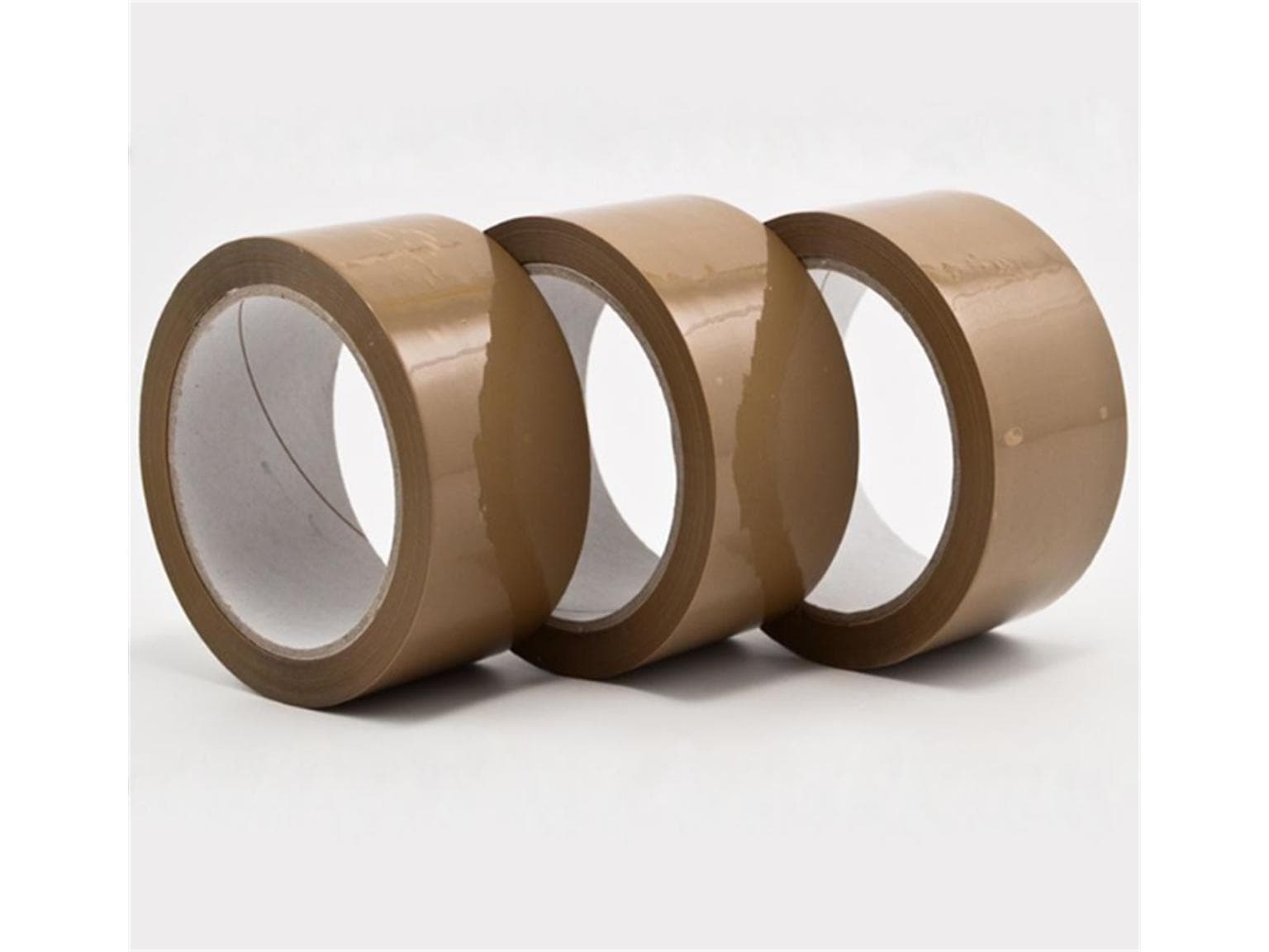 Klebebänder PP Acryl, 50 mm x 66 lfm braun, "Low Noise",