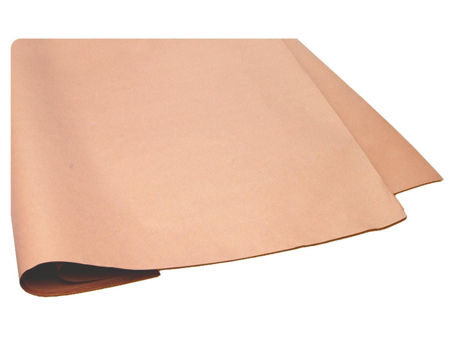 Einwickelpapier Kraft braun 33 gm2, 50 x 75 cm, unbedruckt