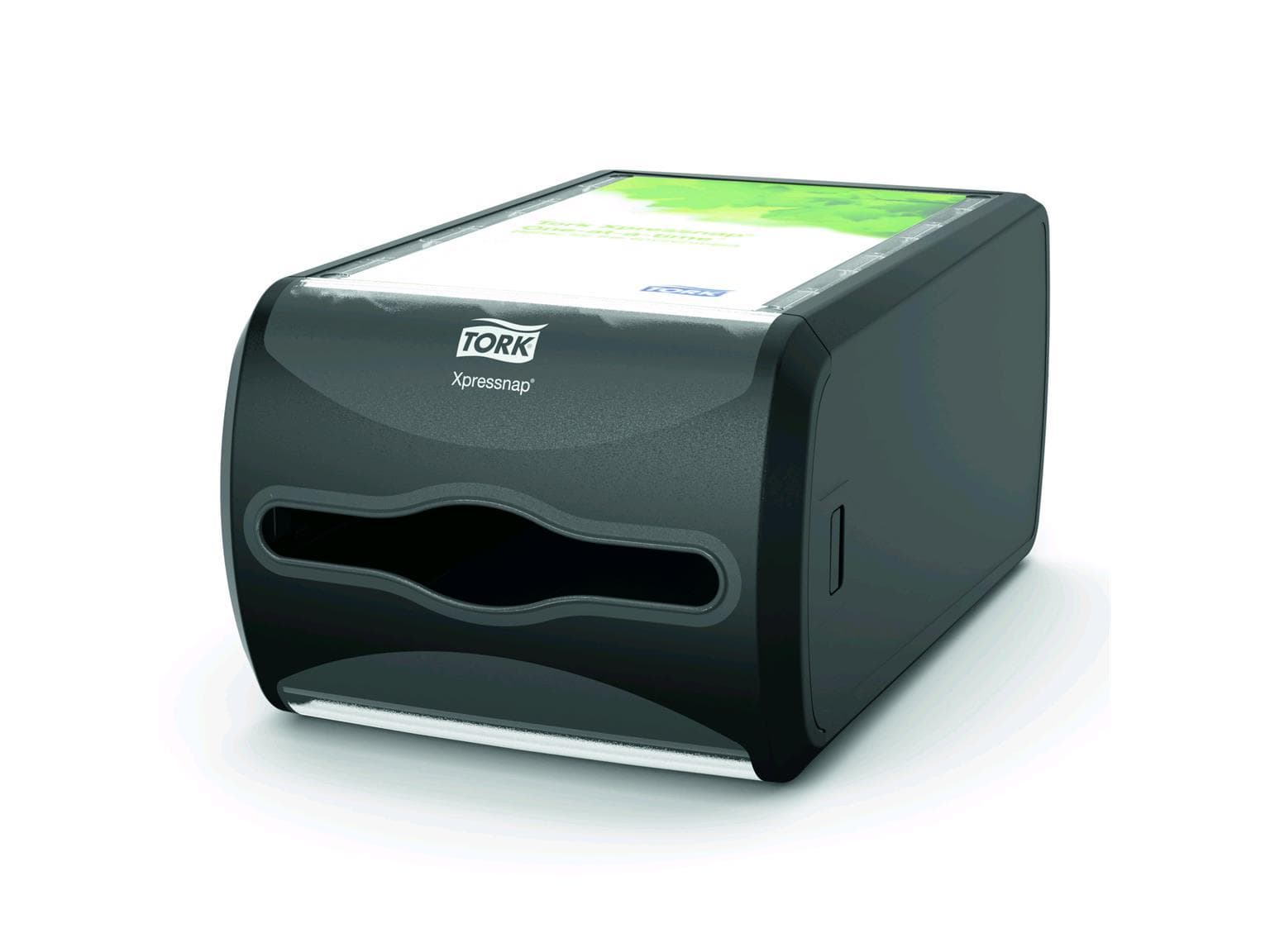 Tork Serviettenspender Interfold, Masse: 145 x 191 x 307 mm, schwarz