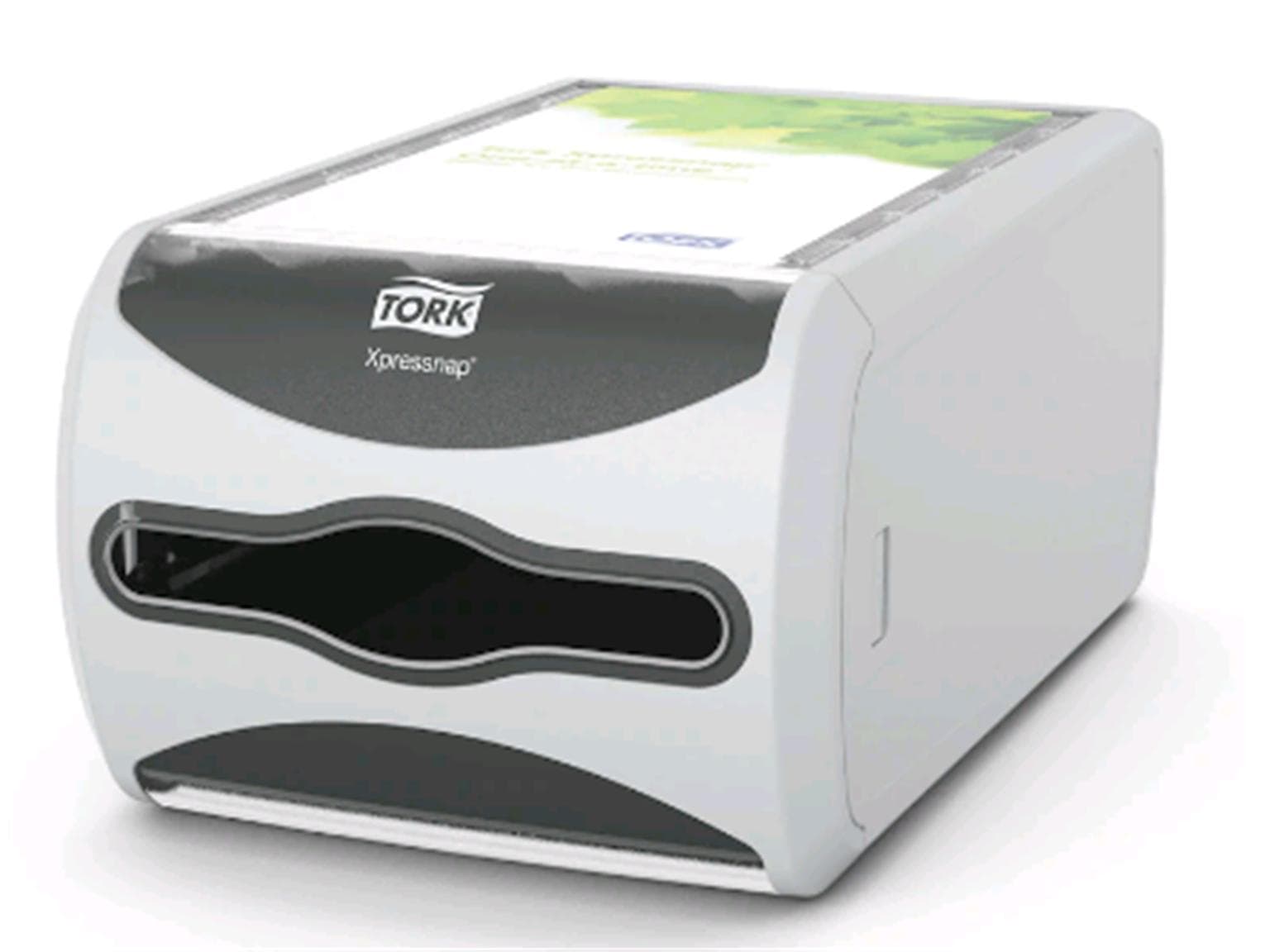 Tork Xpressnap Thekenspender, hell- grau, B 15.4 x T 31.7 x H 20.0 cm